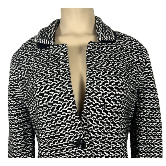 Ann Taylor women's fitted cardigan sweater jacket size Small, collared, buttons - Picture 2 of 7